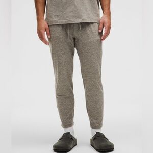 Lululemon Soft Jersey Tapered Pant Regular Heathered Brown Size Large
